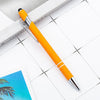 Promotional Metal Aluminum Rod Spraying 2 In1 Press Type Touch Screen Pen Promotion Gift Advertising Custom Ballpoint Pen