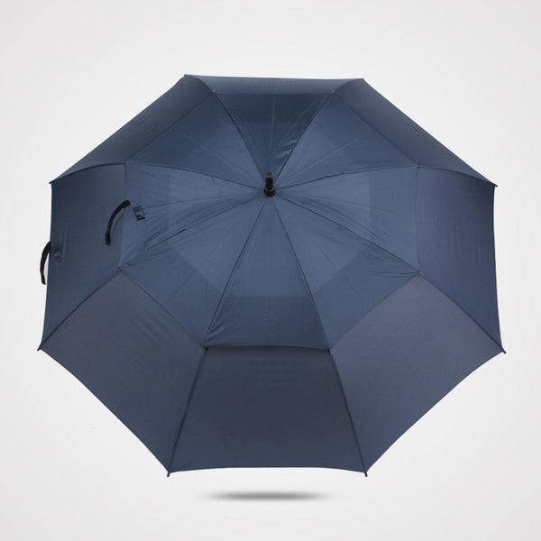 Commercial Auto Open Vented Oem Rpet Design Golf Umbrella Custom Logo Double Waterproof Umbrella