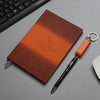 Wholesale Personalised Practical PU Leather Material Customize Pen Notebook Promotional Office Gift Set