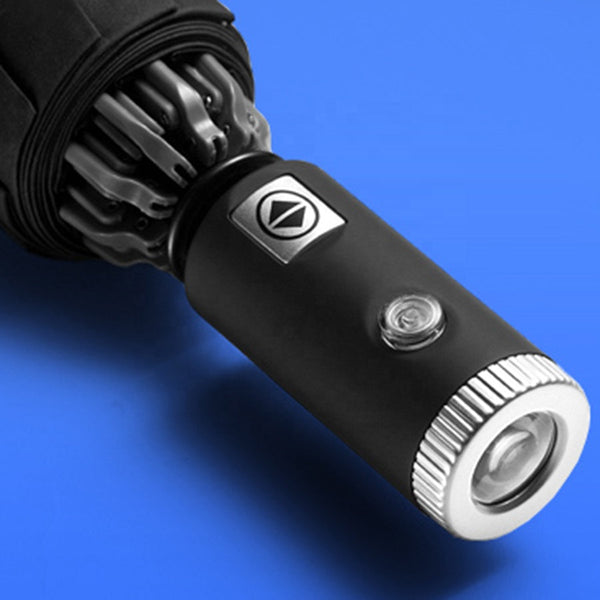 Fully Automatic Reverse Umbrella Led Luminous Windproof Folding Business Umbrella