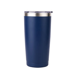 20oz Powder Coated TumblerColorful Stainless Steel Double Wall Coffee Tumbler with Bottle Opener Lid