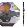 Wholesale luxury umbrella for wind super strong advertise custom designed printing stick straight customized umbrella