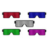 LED luminous glasses party supplies lights party glasses concert bar music festival Glow Led Light Up glasses