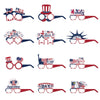 American Independence Day Glasses Happy Cheer USA 4th Of July Party DIY US National Day Photo Props Paper Glasses