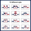 American Independence Day Glasses Happy Cheer USA 4th Of July Party DIY US National Day Photo Props Paper Glasses