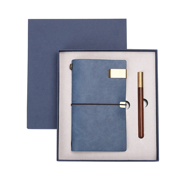 Luxury office Pen and PU Leather sets give aways Business Notebook Corporate Gift Set for women men