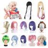 Heat Resistant Green Fiber Wigs Green Synthetic Long Curly Wavy Cosplay Party Wig for St Patricks Costume