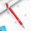 Promotional Metal Aluminum Rod Spraying 2 In1 Press Type Touch Screen Pen Promotion Gift Advertising Custom Ballpoint Pen