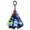 Wholesale Custom C Handle Windproof Reverse Invert Umbrella Double Layer Umbrella