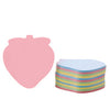 Hotel gifts set sublimation office kawai index folding 30 pages french cute strawberry Personalized custom memo sticky note pads