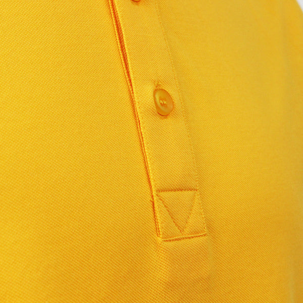 Promotional Shirt Yellow Short Sleeve Unisex Casual Quick Dry Sport Cotton Polos Shirt