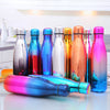 500mlVacuum Insulated Travel Water Bottle Leak-Proof Double Walled Cola Shape Stainless Steel Water Bottle