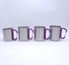 Custom printing camper sublimation handle religious mugs stainless steel cup campfire camping metal carabiner mug