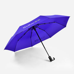 Portable travel foldable compact custom logo paraguas auto 3 folding automatic umbrella