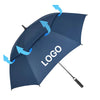 Wholesale Double Canopy Vented Windproof Umbrella Automatic Open Straight Golf Umbrella