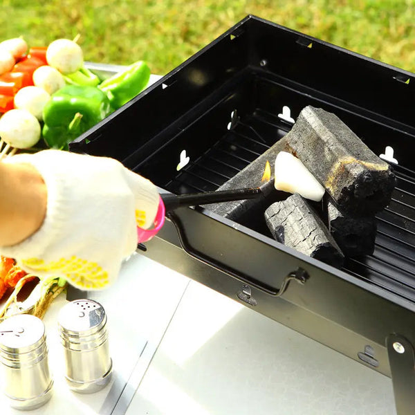 Professional Manufacturer Outdoor Portable Fireproof Charcoal Barbecue BBQ Grill