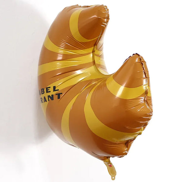 Factory bread Food Croissant Yellow special custom styling Helium aluminum film balloon