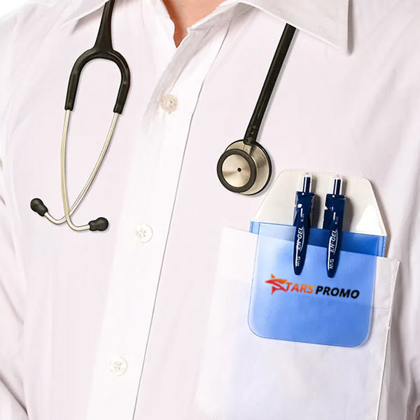 Hospital Pen Protector Nurse Doctor Shirt Pencil Pocket Holder Organizer Pouch