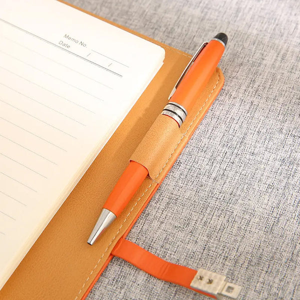 Luxury Packaging Corporate Gift Set with Notebook Ball Pen USB Flash Drive Card Holder Custom Logo