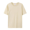 High Quality Stock Pure Color 100 % Cotton Men T Shirts Summer Round Neck Custom Shirts Clothes