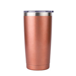 20oz Powder Coated TumblerColorful Stainless Steel Double Wall Coffee Tumbler with Bottle Opener Lid