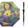 Wholesale luxury umbrella for wind super strong advertise custom designed printing stick straight customized umbrella