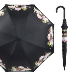 Wholesale luxury umbrella for wind super strong advertise custom designed printing stick straight customized umbrella