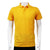 Promotional Shirt Yellow Short Sleeve Unisex Casual Quick Dry Sport Cotton Polos Shirt