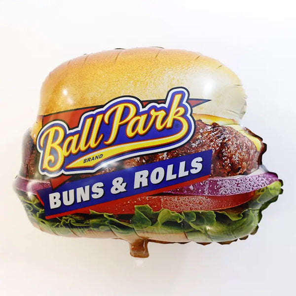 Custom advertising inflatable hamburger foil balloon