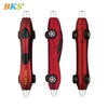 BKS Promotion Plastic Rubber Ballpoint Pen Colorful School Stationery Plastic Pen Custom Logo Gift Pen