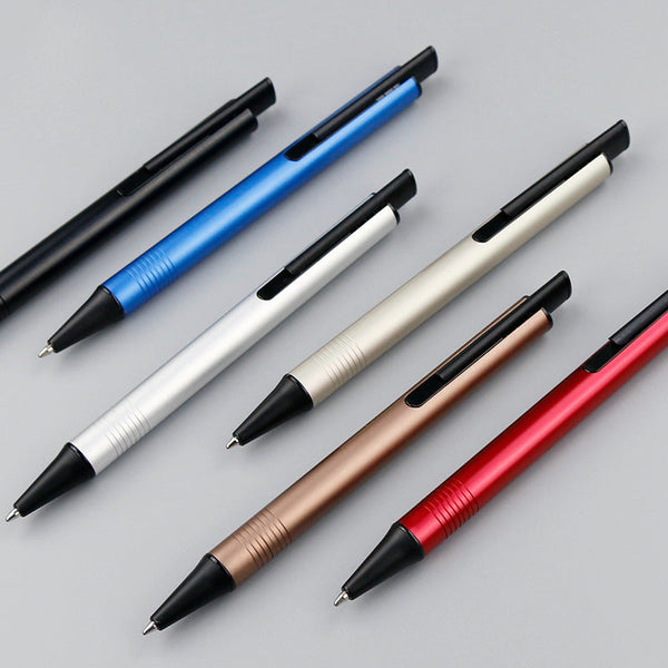 Stationery Promotion Press Metal Ballpoint Pen Personalized Logo Customized Printing Signature Pen