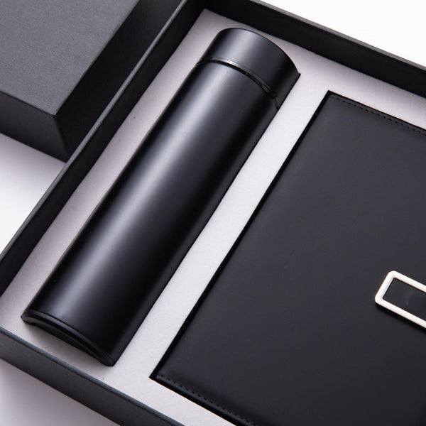 Premium Quality Practical Luxury Corporate Giveaways 500ml Stainless Steel Thermos Cup Sign Pen Notebook Gift Set