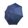 Sturdy wind resistant 23inch custom logo print wood j handle stick straight wooden umbrella