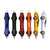 BKS Promotion Plastic Rubber Ballpoint Pen Colorful School Stationery Plastic Pen Custom Logo Gift Pen