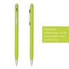 Hot selling metal ballpoint pen stylus pen aluminium promotional advertising ball pen with logo