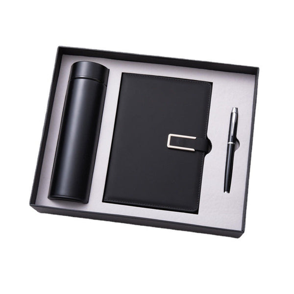 Premium Quality Practical Luxury Corporate Giveaways 500ml Stainless Steel Thermos Cup Sign Pen Notebook Gift Set
