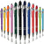 Promotional Metal Aluminum Rod Spraying 2 In1 Press Type Touch Screen Pen Promotion Gift Advertising Custom Ballpoint Pen