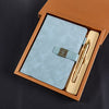 Luxury office Pen and PU Leather sets give aways Business Notebook Corporate Gift Set for women men