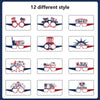American Independence Day Glasses Happy Cheer USA 4th Of July Party DIY US National Day Photo Props Paper Glasses