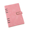Luxury Gifts Promotional Business Office Style Fabric Imitation Leather Cover Detachable A5 Loose Leaf Notebooks