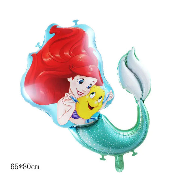 Princess theme Sleeping Beauty Doll Frozen Foil Helium foil balloon for girls Birthday Party Decoration