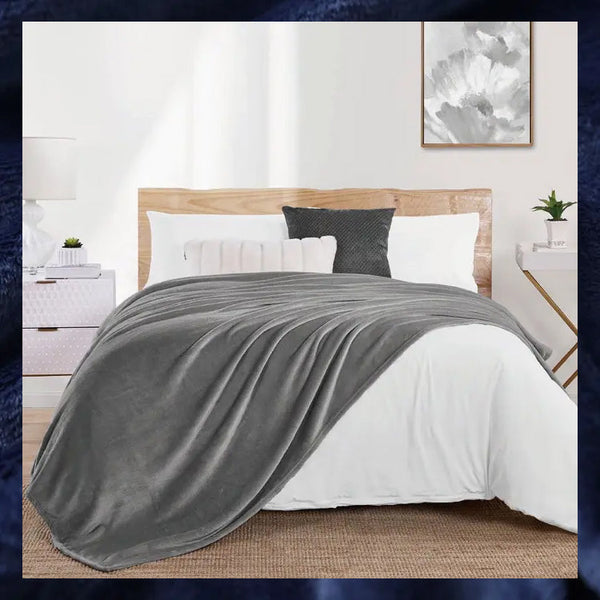 Super soft luxurious pure color plush blanket microfiber blanket flannel blanket