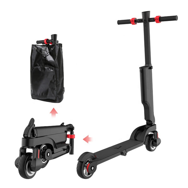 X6 Small Foldable Removable Battery Escooter 350W Motor 5.5 Inch Air Wheel Electric Scooter