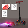 Scooter spray new wholesale 3 wheel Flashing cool Folding children electric kick water spray kids scooter with spray led lights