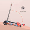 Scooter spray new wholesale 3 wheel Flashing cool Folding children electric kick water spray kids scooter with spray led lights