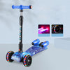 Scooter spray new wholesale 3 wheel Flashing cool Folding children electric kick water spray kids scooter with spray led lights