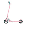 Red kids electric scooter eu stock folding Electric scooter with side led light for kids