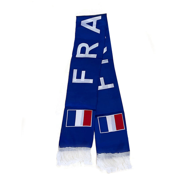 Comfortable General Waterproof Breathable Screen Printing Sublimation Satin Football Fan Scarf