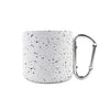 Custom printing camper sublimation handle religious mugs stainless steel cup campfire camping metal carabiner mug
