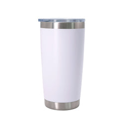 20oz Powder Coated TumblerColorful Stainless Steel Double Wall Coffee Tumbler with Bottle Opener Lid